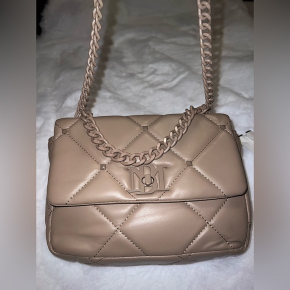 Badgley Mischka Quilted Studded Vegan Leather Bag - Picture 4 of 10